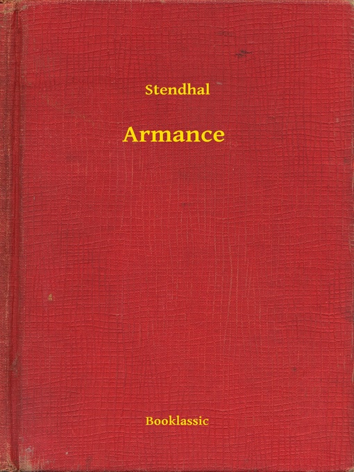 Cover image for Armance